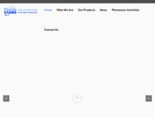 Tablet Screenshot of plumestars.com